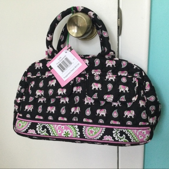Vera Bradley Handbags - Lola, Pink Elephants